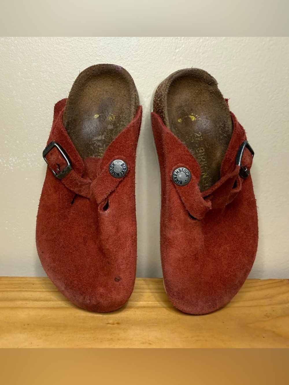 Birkenstock Boston Clogs Toddler Girls 27 or toddler size 9 ** READ **